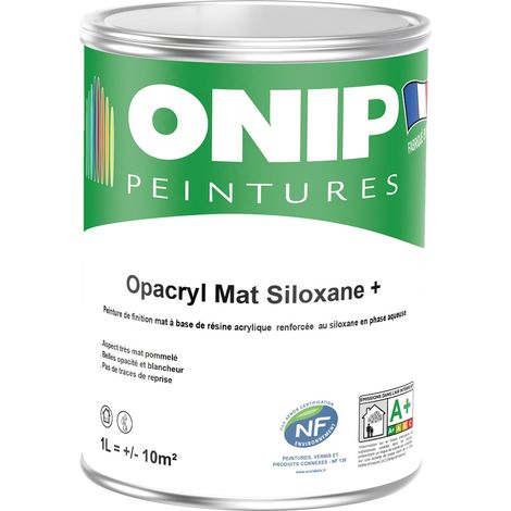 PEINTURE OPACRYL MAT SILOXANE + 10L - ONIP (1/3)