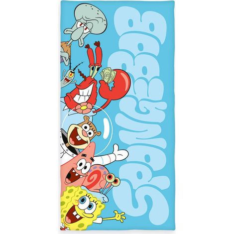 BOB L'ÉPONGE SERVIETTE DE BAIN 75 X 150 CM HERDING 6175210516
