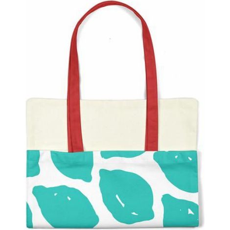 Sac Shopping Tote Bag - Coton Réutilisable - 70 x 34 cm - Porté Épaule - 1 Pièce (1/4)