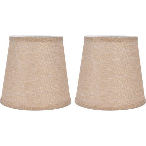 Lot de 2 abat-jour modernes de style européen pour lampes de table. lampadaires et lustres (culot E14) (1/5)