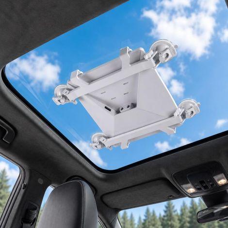 Irovami Support Starlink Mini – ventouse 4 points, camping-car/SUV (1/5)