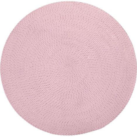 Tapis enfant rond effet corde JUDY