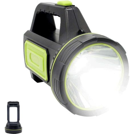 Lampe torche LED portative pour le camping, la chasse et les situations d'urgence intérieures et extérieures, 1 pièce, verte. (1/5)