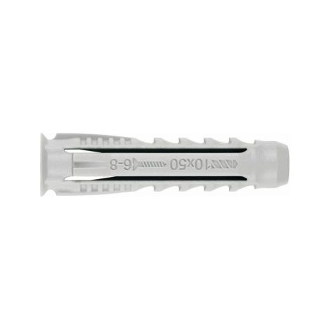 (14X70 D.14) TACO DE NYLON DE 4 SEGMENTOS PARA TODO TIPO DE MATERIALES ESTUCHE CON VENTANA(100U) - INDEX