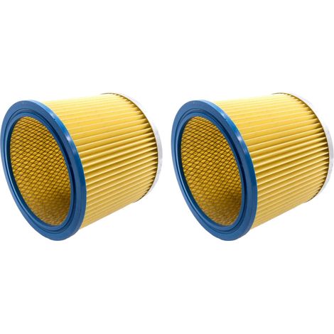 2x Trade-Shop Lamellenfilter Staubsaugerfilter Ersatz für Einhell Inox 1250/1 1500 NTS-1400, RT-VC 1420 1500 1525 1600 1600 E 1630, SM 1100 / Akkustaubsauger (1/4)