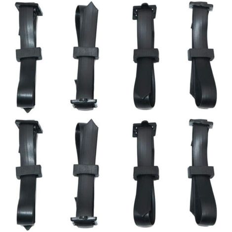 8 Pièces 60 cm Attache pour Arbre Fruitier, Attache Tuteur Arbre Résistantes, Sangle pour Arbre Réglables, Lien Tuteur Arbre (1/4)