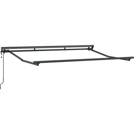 Struttura della tenda elettrica retrattile Antracite 2,5 x 2 m vidaXL