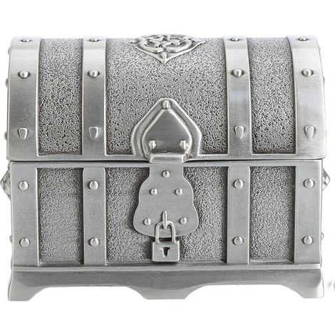 Antique pirate chest, small wedding jewelry box, zinc alloy storage box (1/5)