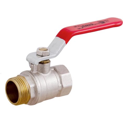 HAUSTECH 1" Kugelhahn für Wasser, Innen-/Außengewinde (GW/MZ DN25)