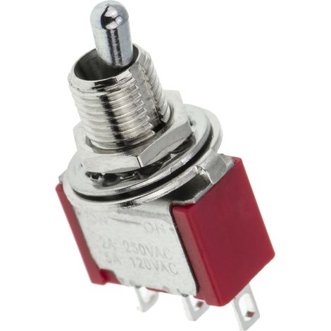 Interrupteur à levier RS PRO, On-On, 1RT, 5 A @ 250 V c.a. ( Prix pour 1 ) (1/3)