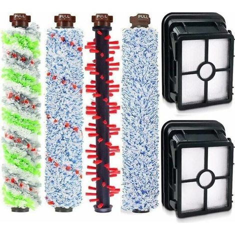 Bürstenzubehör für Bissell Crosswave Staubsauger (4 Hauptbürsten + 2 Filtersiebe) (1/4)