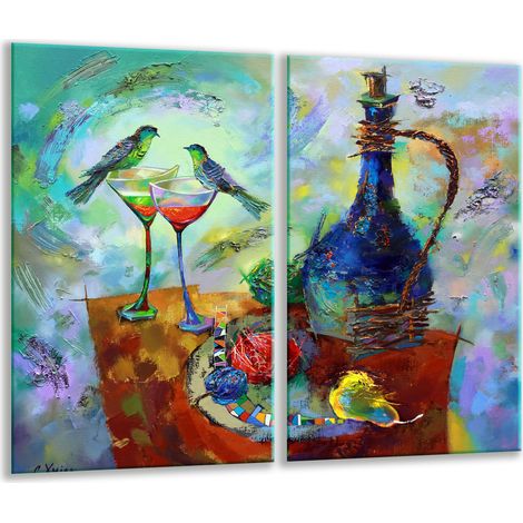 Schneidebrett aus Glas, 2x 30x52 Wein (1/5)