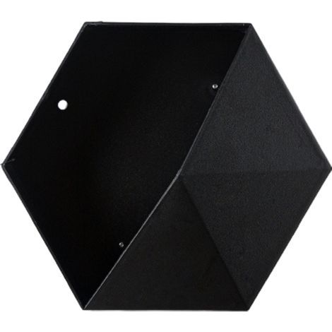 Étagère murale hexagonale géométrique, rangement mural simple design suspendu (1/5)