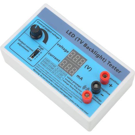 TV-Hintergrundbeleuchtungstester, zeitsparender 2-LED-Streifen-Isolierungsperlen-Reparaturdetektor zur Verhinderung von Ausbrennen, sicherer Schutz für Lampenperlen (EU-Stecker 220 V)