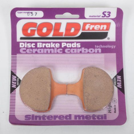 Plaquette de frein Gold Fren pour Moto Harley Davidson 1450 FLSTS (1/2)