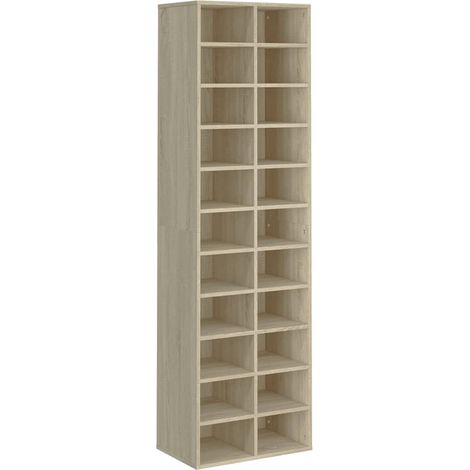 Maison Exclusive - Zapatero de madera contrachapada color roble 5 (1/5)
