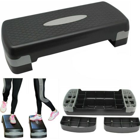 TRADE SHOP - Step Da Aerobica Pedana Stepper Fitness Per Casa Palestra Workout Yoga Ginnastic -