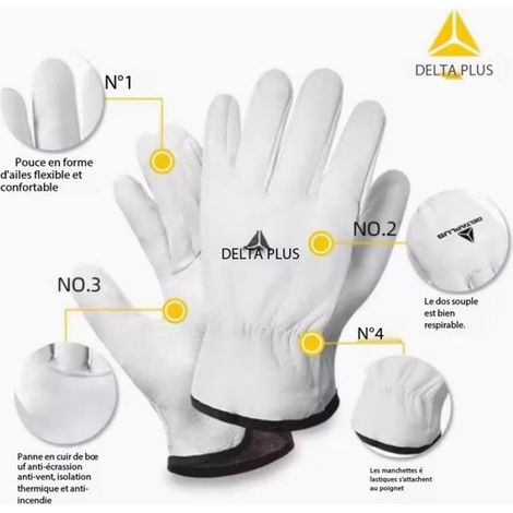 Gants de protection thermique 33 cm, pour fusion de métal, fonderie, bijouterie, résistant à la chaleur (1/4)