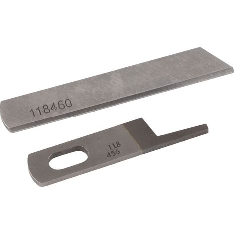 Set aus Ober- und Untermessern für Haushalts-Overlock-Nähmaschinen, Ersatzmesser für Nähmaschinen, Komplettset (1/5)