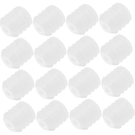 150 Inserts Filetés Plastique Pour Meuble Chevilles De Charnière En Nylon Réparation Et Réglage De Charnières D’Armoire Portes Et Tiroirs (1/5)