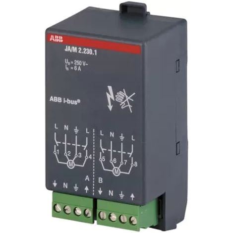 ABB JA/M2.230.1 Jalousieaktormodul, 2fach, 230 V AC 2CDG110003R0011 (1/2)
