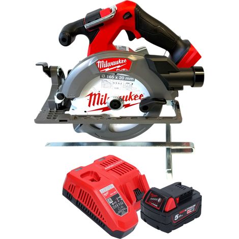 Milwaukee M18 FCS552-501 Sierra circular sin cable 18 V 165 mm sin escobillas + 1x batería 5.0 Ah + cargador (1/4)