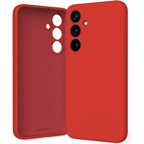 Funda de silicona roja Mercury para Samsung Galaxy S24 Plus