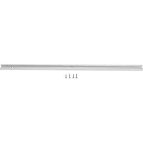 Gabarit de rail en T pour barres coulissantes en aluminium (500 mm) (1/5)