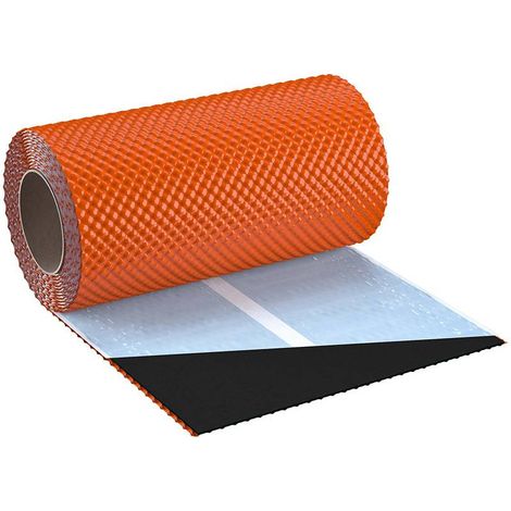 Solin de toit 300mm x 5ml – Ruban d'étanchéité en aluminium et adhésif butyle – Résistant aux UV et au froid – Application facile dans zones difficiles – Artisanmat