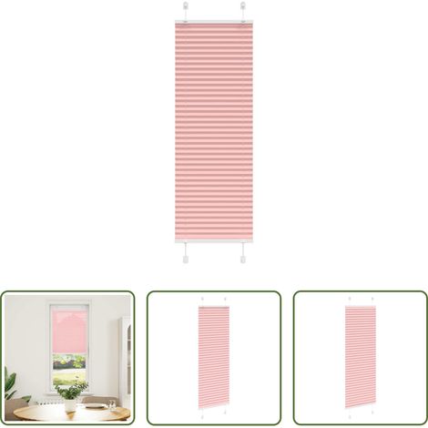 Sichtschutz - Plissee Rosa 45x150 cm Stoffbreite 44,4 cm Polyester (1/5)