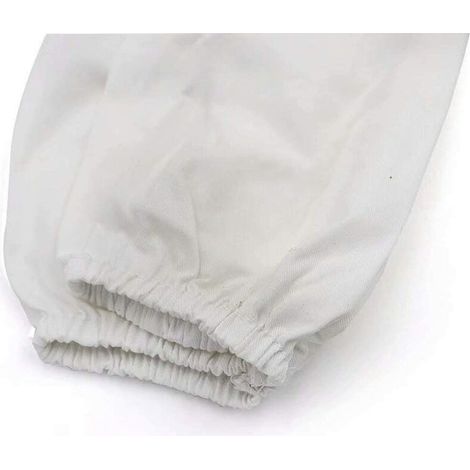 Equipo de protección 1 par de guantes de apicultura de manga larga, guantes protectores de piel de oveja, duraderos, perfectos para apicultores principiantes, color gris