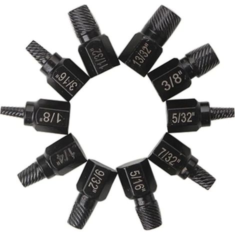 10-teiliges Torx-Schraubenausdreher-Set. Werkzeug zum Entfernen von Schrauben und Muttern. Set zum Ausdrehen von Rundschrauben – Vollkopf