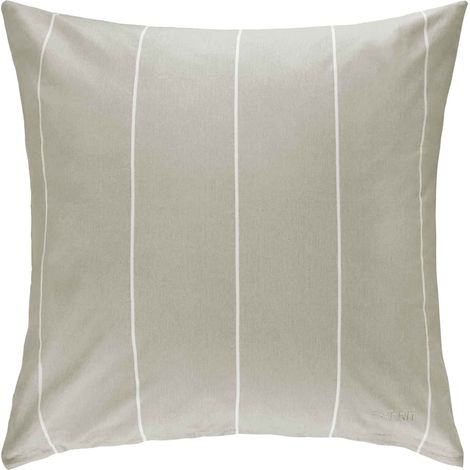 ESPRIT Renforcé Kissenbezug HARPLINES - 1 Stück 80x80 cm, Grau