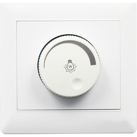 Dimmerschalter - Praktischer Wand-Ein-/Aus-Dreh-LED-Dimmer-Lampenhelligkeitsregler (1/4)