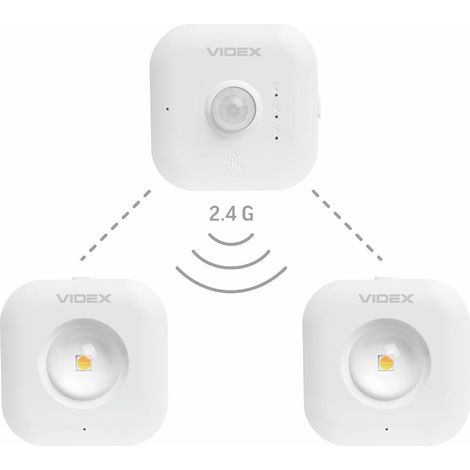 Videx USB-C wiederaufladbare kabellose Treppenbeleuchtung mit Bewegungssensor (1/5)