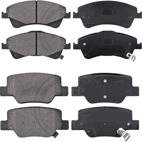 KIT PASTIGLIE FRENO ANTERIORI E POSTERIORI compatibile con VW BEETLE (5C1,5C2) / PASTIGLIE FRENANTI AUTO OEM P 85 146  P 85 075  P 85 105  P 85 041  P 85 072,P 85 020  P 85 114  P 85 135 / SOSTITUZION