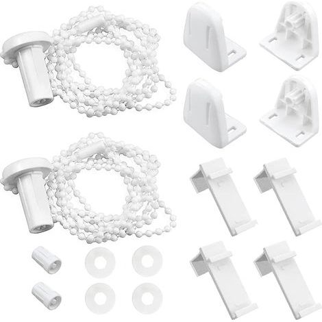 Support de Fixation pour Store Enrouleur - PVC 17 mm - Sans Percage - Pour Stores Fenêtre - Lot de 2 (1/5)