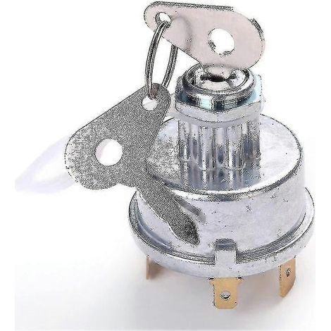 Interrupteur d'allumage Lucas 35670 128sa avec clé pour tracteurs/remorques universels, fabriqué en matériau de qualité. (1/4)