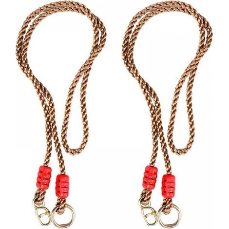 Adjustable Nylon Swing Rope, Kids Tree Rope Swing Carabiner Rope Used for Swings, Hammocks, Hanging Seats, Camping (1/5)