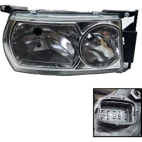 Faros derecho Scania P G R T 2008-2018  1730958, ajuste manual, versión halógena H7