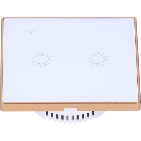 Interrupteur Connecté WiFi Tactile, Contrôle à Distance par Application, Standard UK 2200W 95‑240VAC