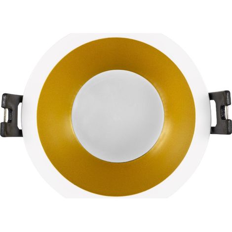 Downlight-Ring Reflect Rund für LED-Glühbirne GU10 / GU5.3 Ausschnitt Ø 75 mm Gold