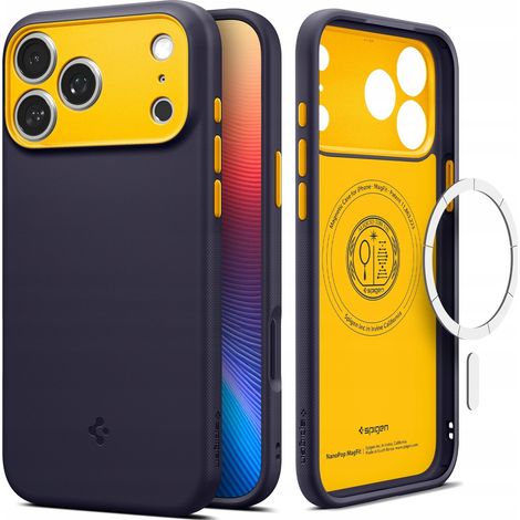Spigen Nano Pop Mag MagSafe Hülle für iPhone 17 Pro Max, Marineblau (1/5)