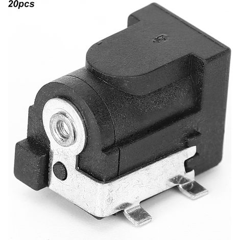 20 Stück DC-Netzsteckdose, umweltfreundlich, hochtemperaturbeständig, DC050, 5,5 x 2,1 (1/5)
