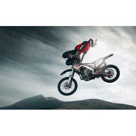 Papier peint panoramique Motocross - 130 cm x 80 cm (1/2)