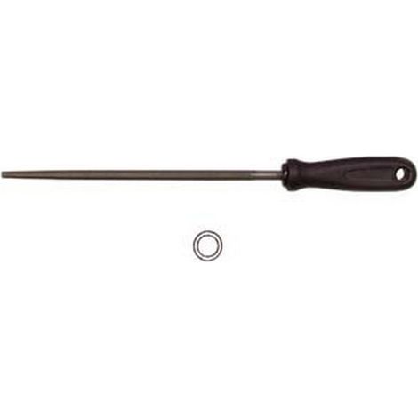 2PZ LIME TONDE CON MANICO PLASTICA - 6" mm.150 taglio bastardo