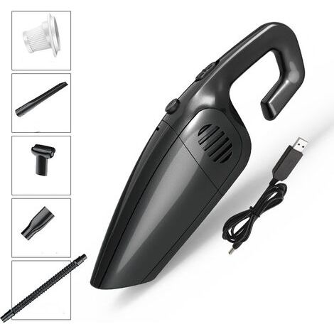 Aspirateur portatif sans fil 120 W 7000 Pa, puissant aspirateur de bureau portable, aspirateur de voiture portable 2200 mAh (1/4)