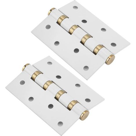 4 Zoll 3 mm Edelstahl-Türscharnier mit losem Blatt, geräuschloses Scharnier, Puffer, Stummlager für Holztüren