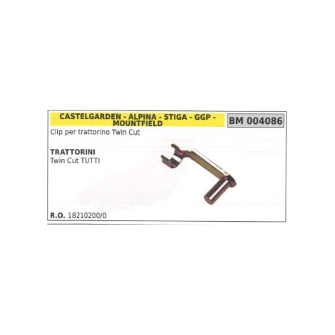 Clip CASTELGARDEN para tractor de césped de doble corte todo 18210200/0