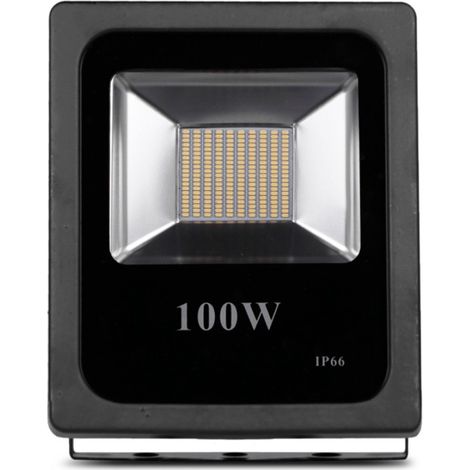 Projecteur Led Professionnel 5730 Outdoor Ip65 Waterproof Wisdom 100w Slim -blanc Froid- (1/4)